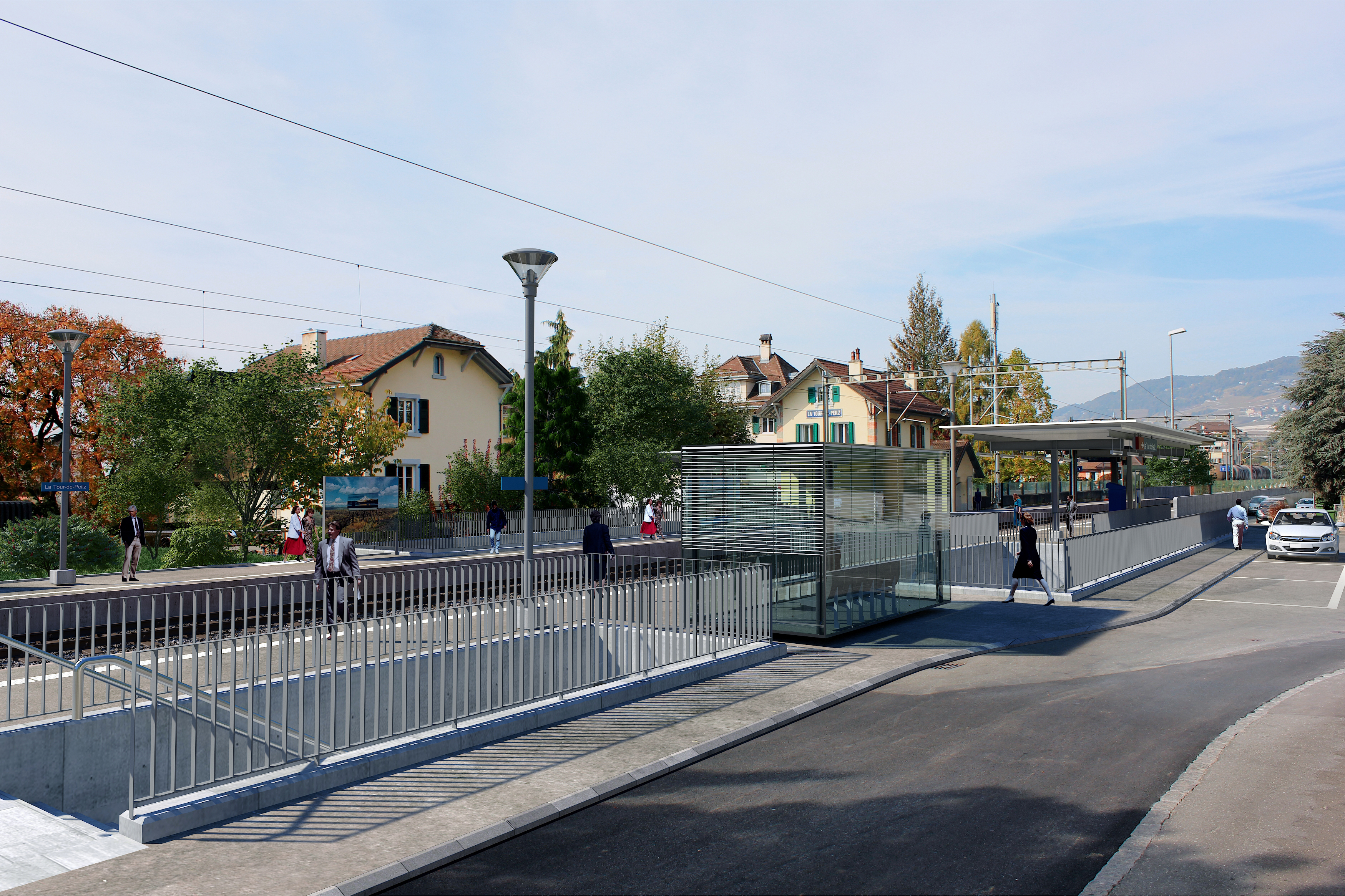 La gare de la Tour-de-Peilz devrait être en chantier dès le mois de mai 2020